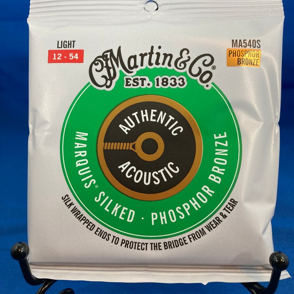 Martin MA540S Acoustic Marquis Silked 92/8 Phosphor Bronze Guitar Strings 12/54